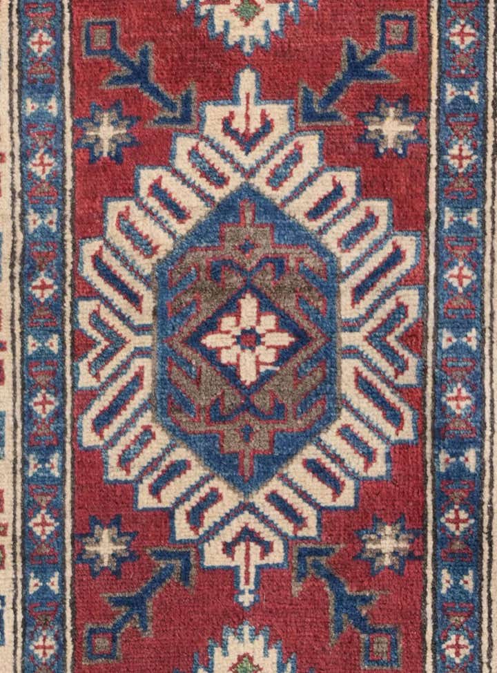 2' 2 x 5' 10 Hand Knotted Kazak Runner Rug