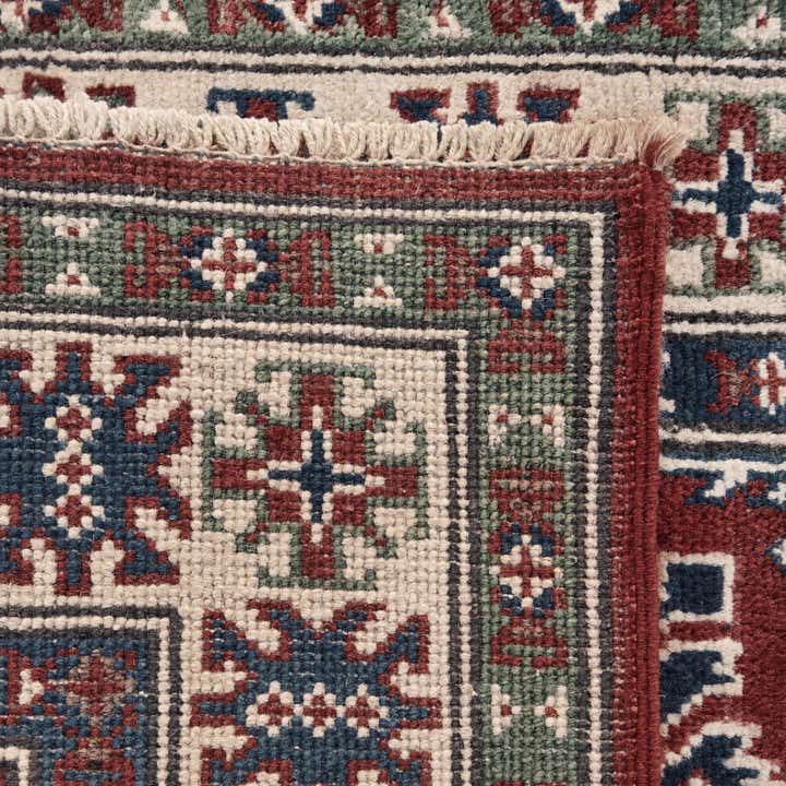 65cm x 175cm anudado a mano Kazak Alfombra Pasillera