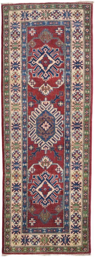 2' 2 x 5' 10 Hand Knotted Kazak Runner Rug