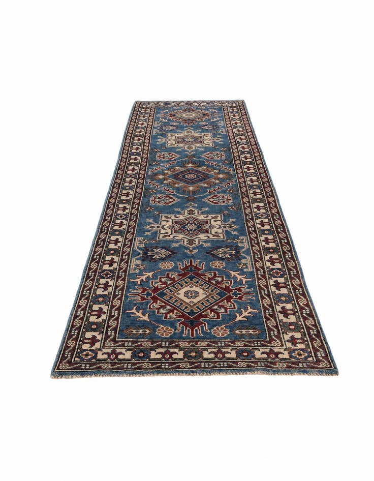 Detail image of 2' 10 x 10' Hand Knotted Kazak Runner Rug