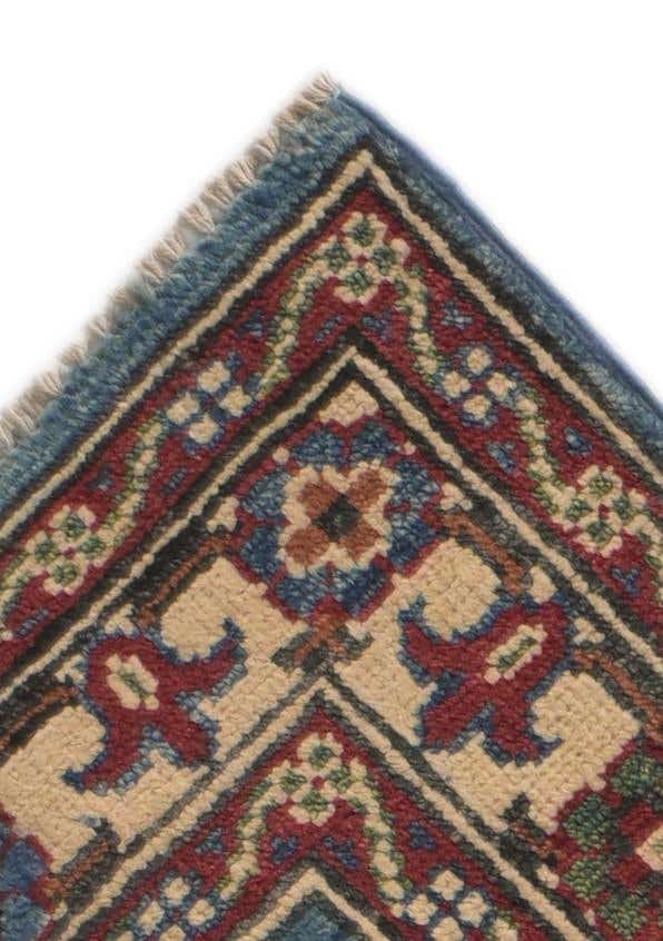 2' 10 x 10' Hand Knotted Kazak Runner Rug