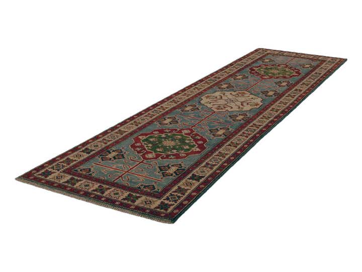 2' 8 x 9' 11 Hand Knotted Kazak Runner Rug
