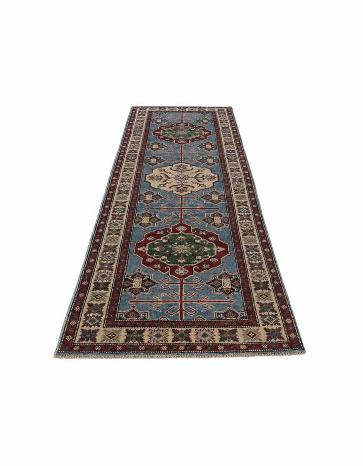 Detail image of 2' 8 x 9' 11 Hand Knotted Kazak Runner Rug