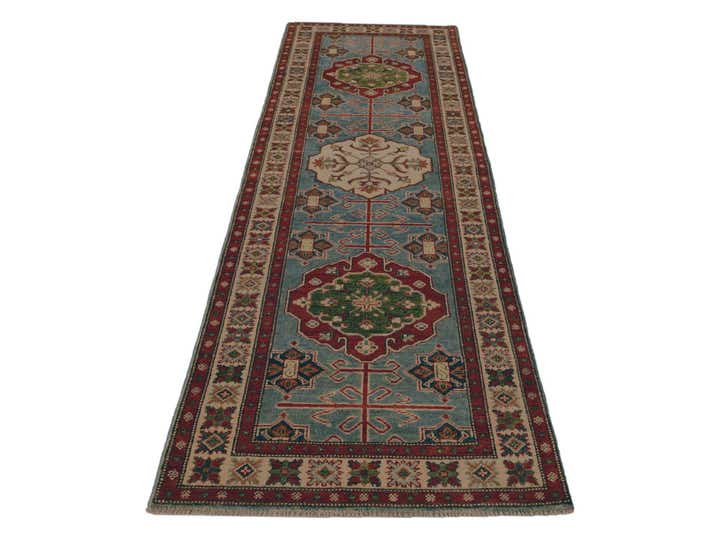 2' 8 x 9' 11 Hand Knotted Kazak Runner Rug