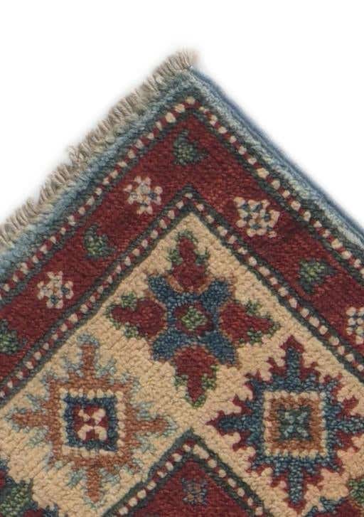 2' 8 x 9' 11 Hand Knotted Kazak Runner Rug