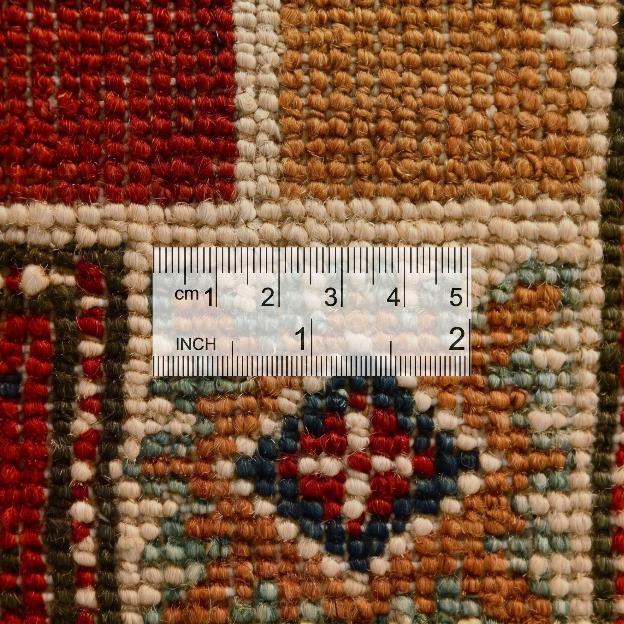 2' 8 x 9' 11 Hand Knotted Kazak Runner Rug