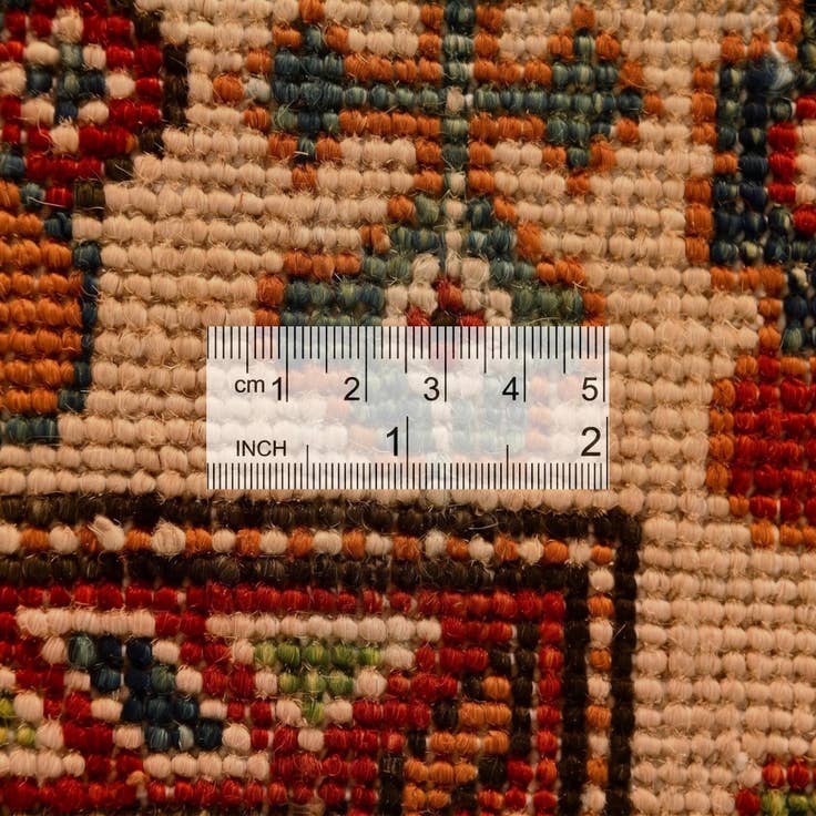 Detail image of 2' 10 x 9' 11 Hand Knotted Kazak Runner Rug