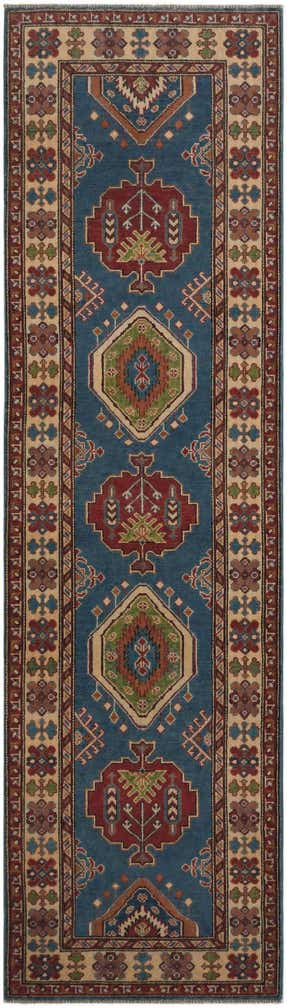2' 10 x 9' 11 Hand Knotted Kazak Runner Rug