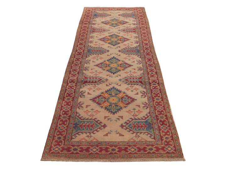 85cm x 285cm Handgeknüpft Kazak Läufer Teppich