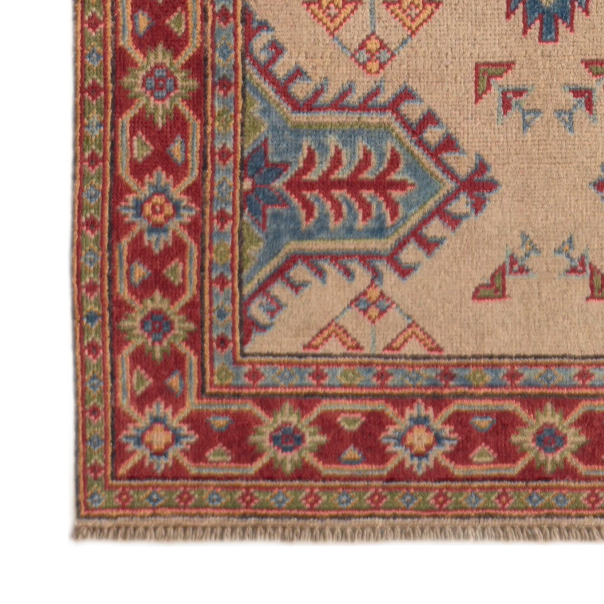 Detail image 7 of 11: 2' 9 x 9' 5 Hand Knotted Kazak Runner Rug