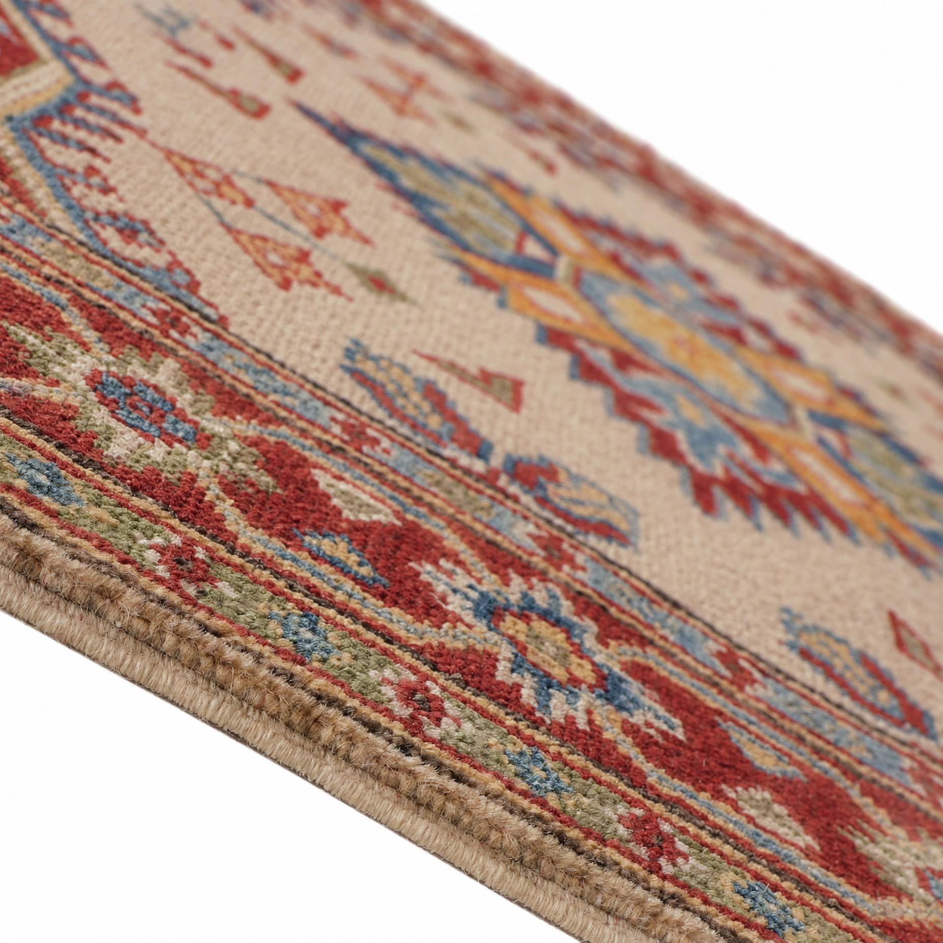 Detail image 8 of 11: 2' 9 x 9' 5 Hand Knotted Kazak Runner Rug