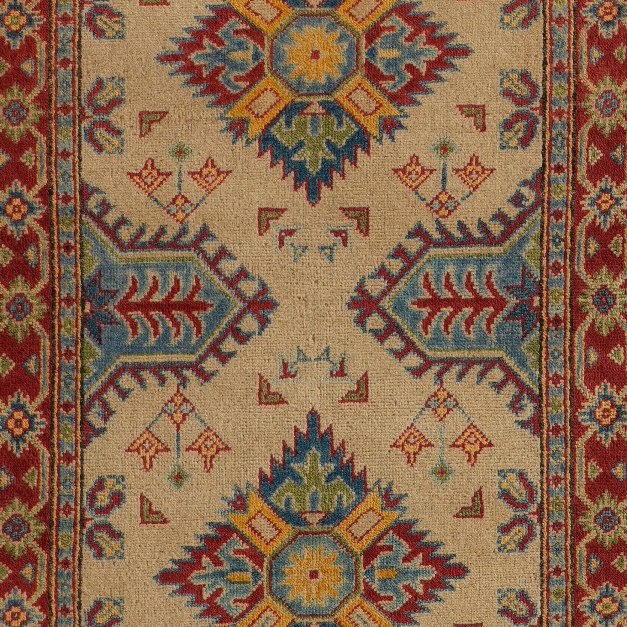 Detail image 10 of 11: 2' 9 x 9' 5 Hand Knotted Kazak Runner Rug