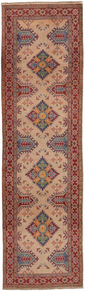 85cm x 285cm Handgeknüpft Kazak Läufer Teppich