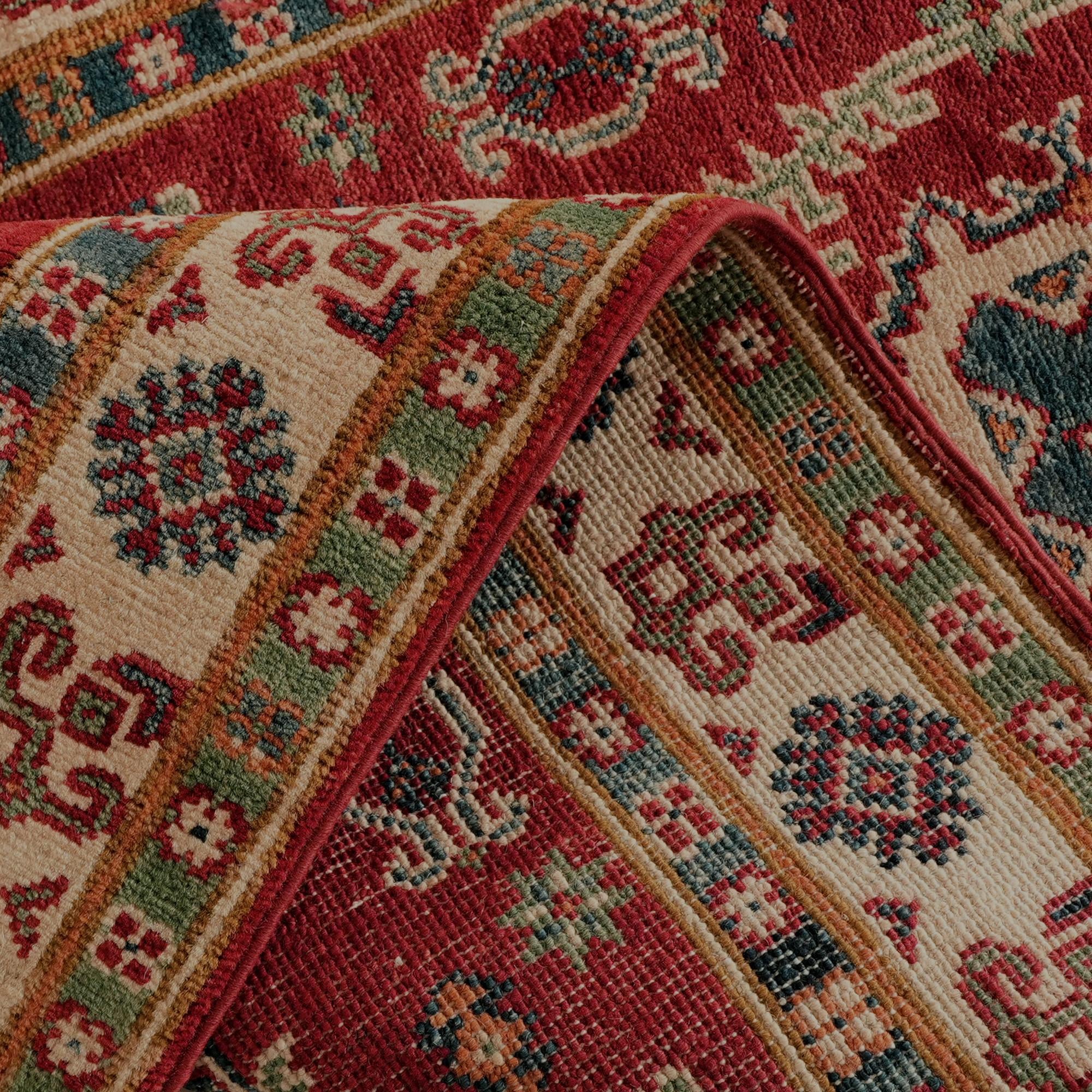 Detail image 8 of 11: 2' 9 x 10' 1 Hand Knotted Kazak Runner Rug