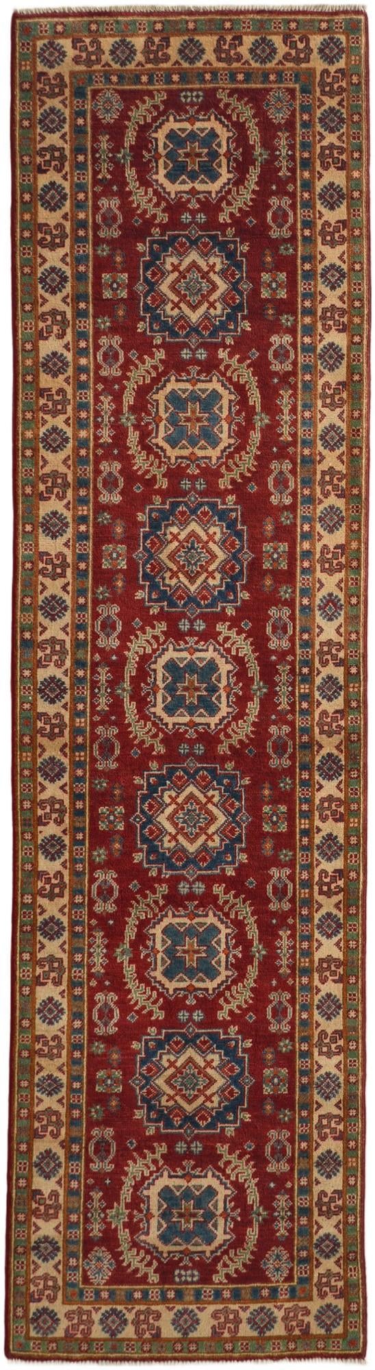 Detail image 2 of 11: 2' 9 x 10' 1 Hand Knotted Kazak Runner Rug