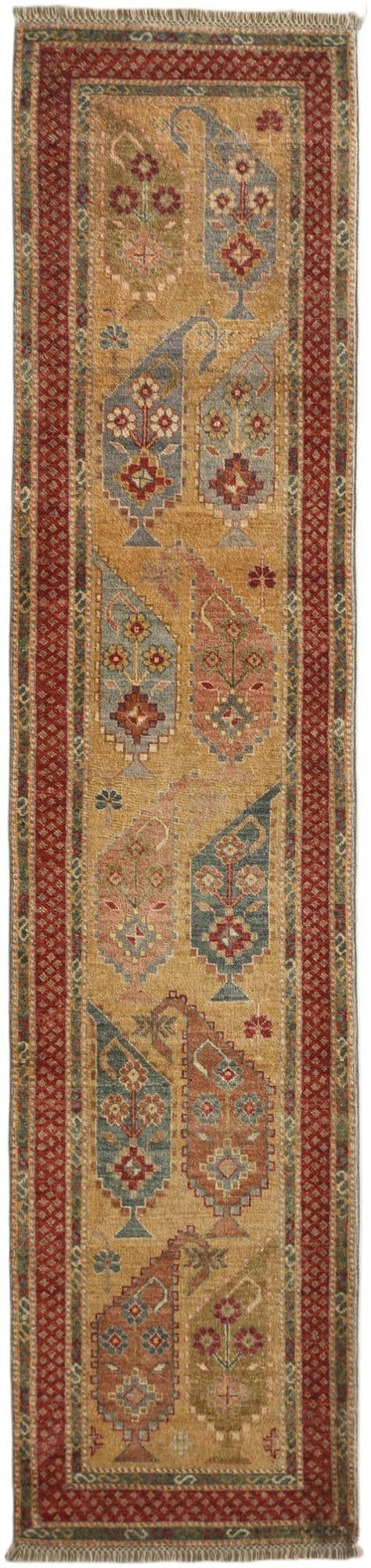 Detail image 2 of 9: 2' 1 x 8' 10 Hand Knotted Kazak Runner Rug