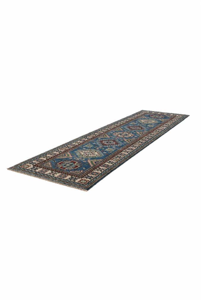 2' 8 x 9' 9 Hand Knotted Kazak Runner Rug