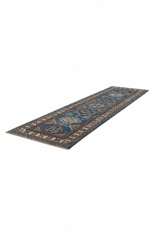 Detail image of 2' 8 x 9' 9 Hand Knotted Kazak Runner Rug