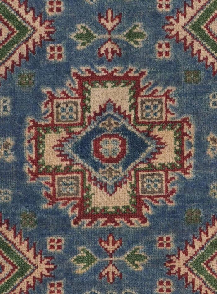 Detail image of 2' 8 x 9' 9 Hand Knotted Kazak Runner Rug