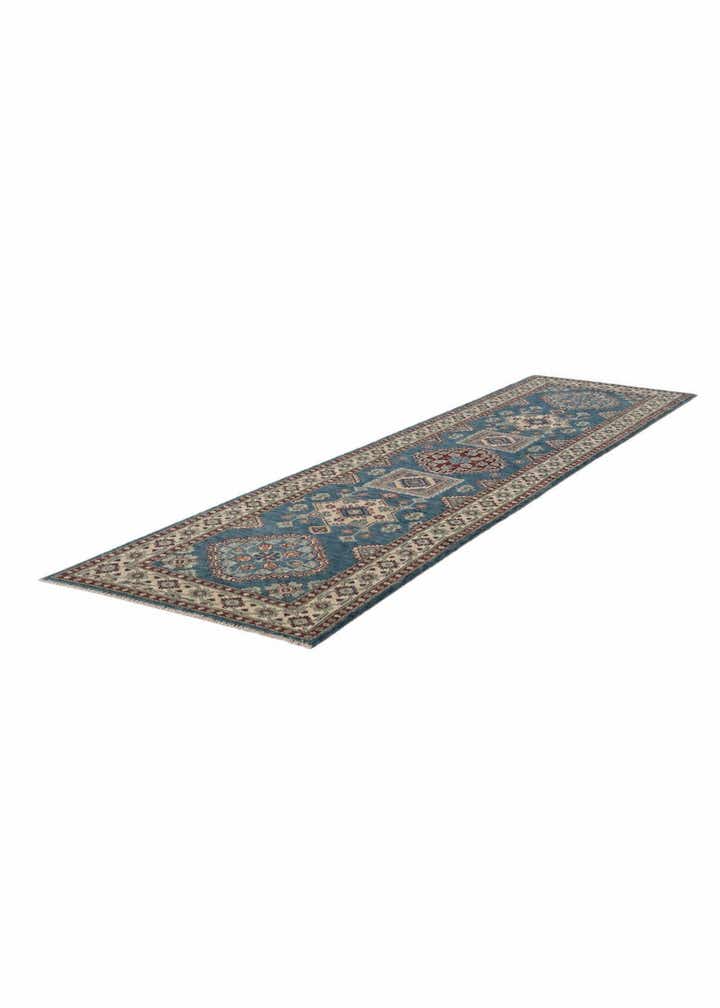 2' 7 x 9' 9 Hand Knotted Kazak Runner Rug
