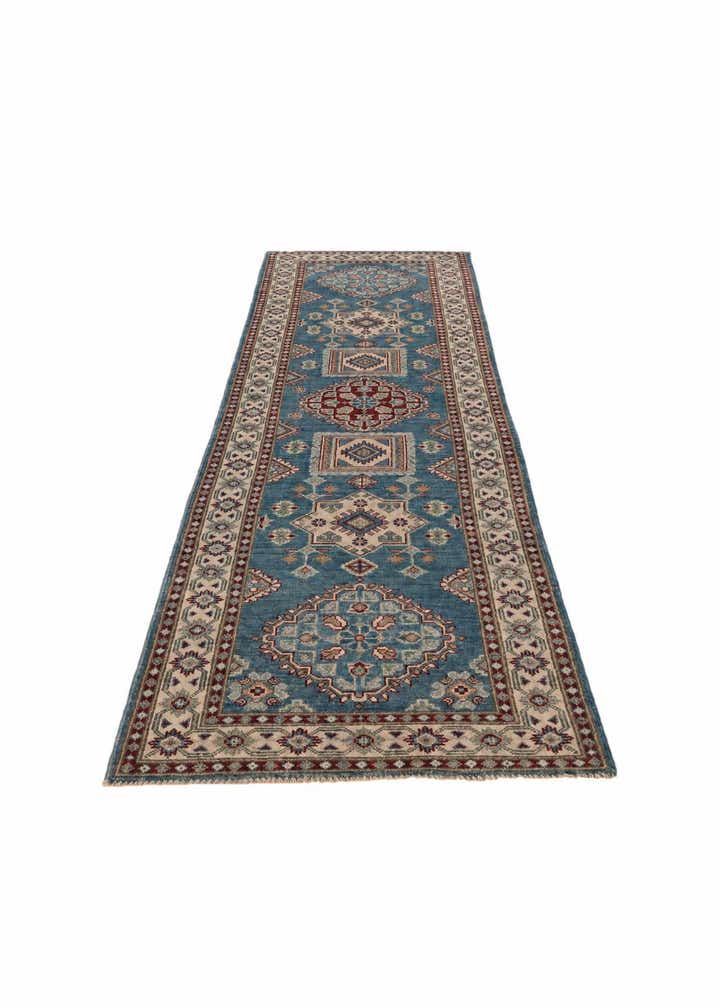 2' 7 x 9' 9 Hand Knotted Kazak Runner Rug