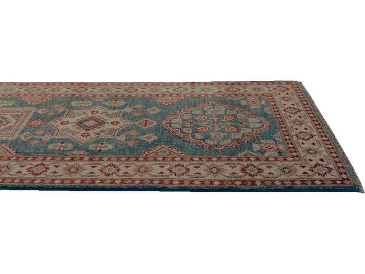 2' 7 x 9' 9 Hand Knotted Kazak Runner Rug