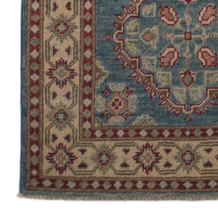 Detail image of 2' 7 x 9' 9 Hand Knotted Kazak Runner Rug