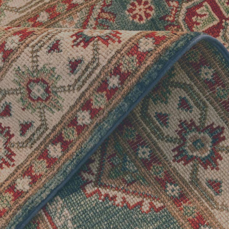 Detail image of 2' 7 x 9' 9 Hand Knotted Kazak Runner Rug