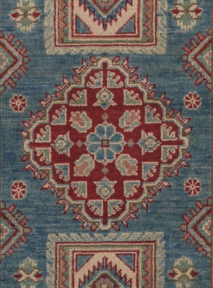 2' 7 x 9' 9 Hand Knotted Kazak Runner Rug