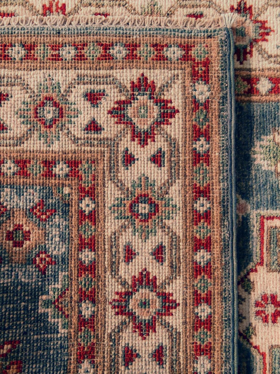 80cm x 300cm anudado a mano Kazak Alfombra Pasillera