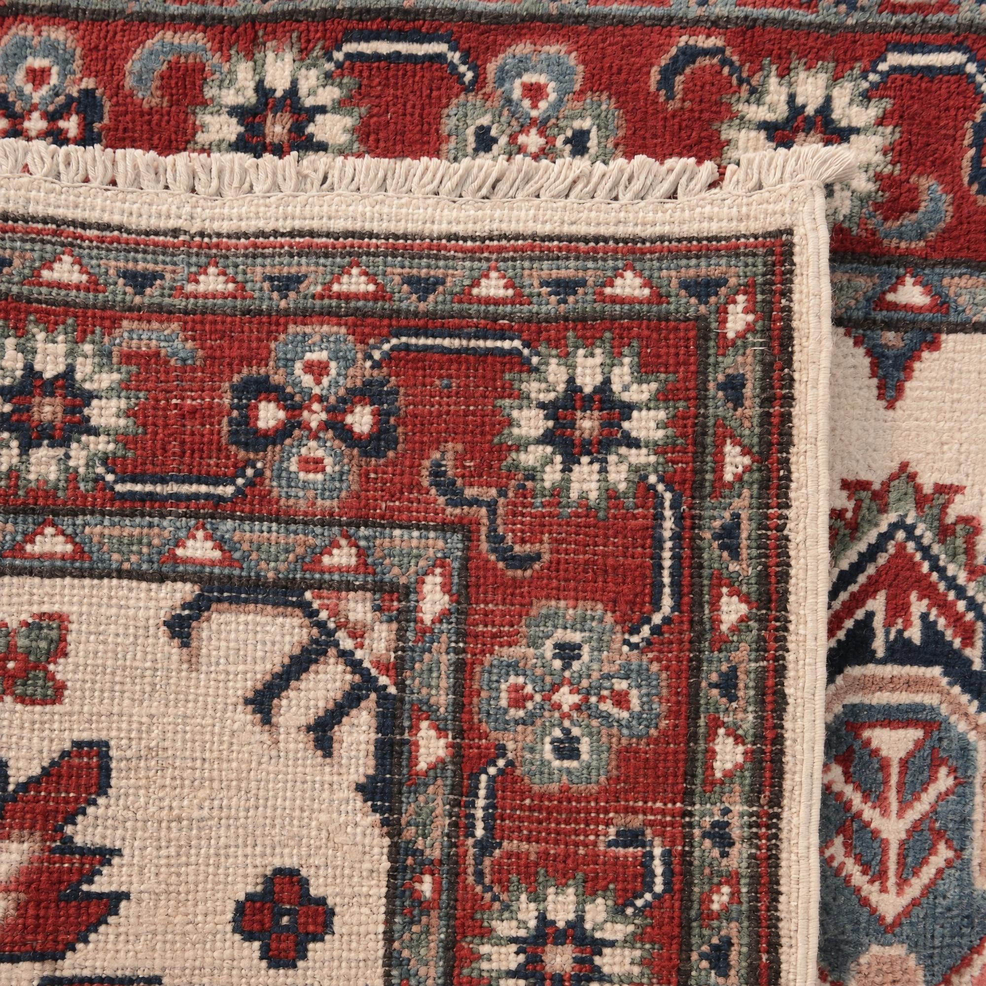 2' 6 x 8' 8 Hand Knotted Kazak Runner Rug
