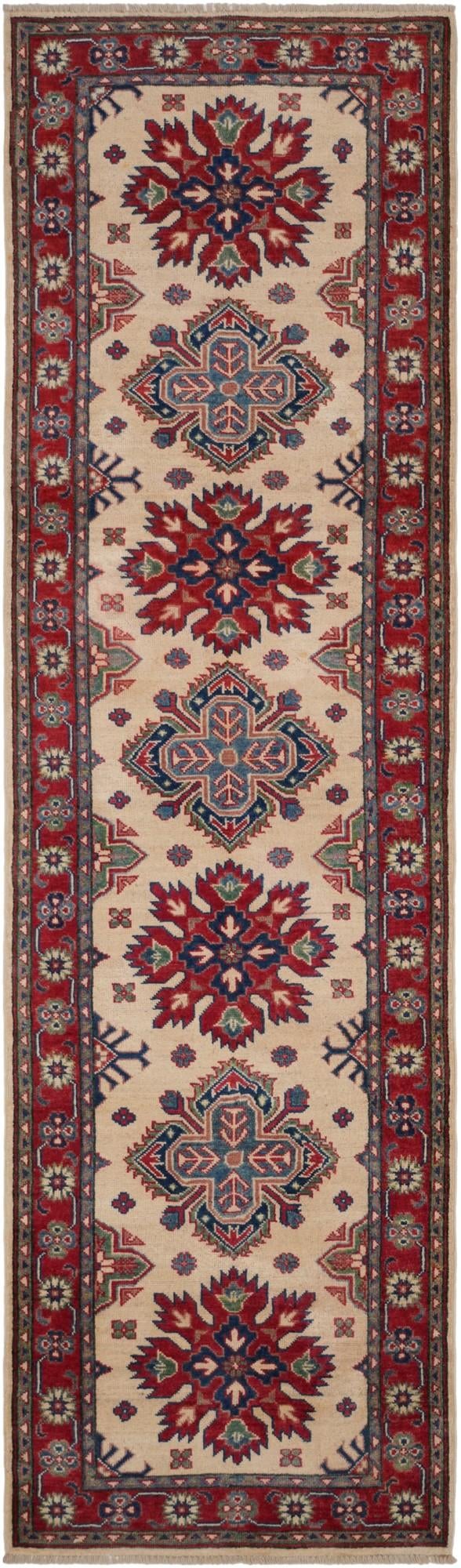 2' 6 x 8' 8 Hand Knotted Kazak Runner Rug