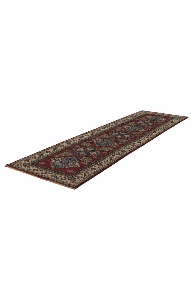 2' 9 x 9' 9 Hand Knotted Kazak Runner Rug