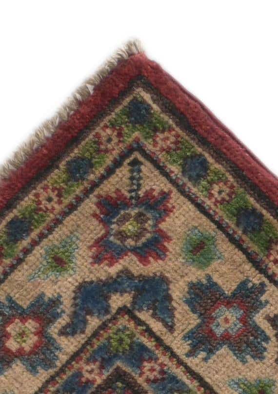 2' 9 x 9' 9 Hand Knotted Kazak Runner Rug