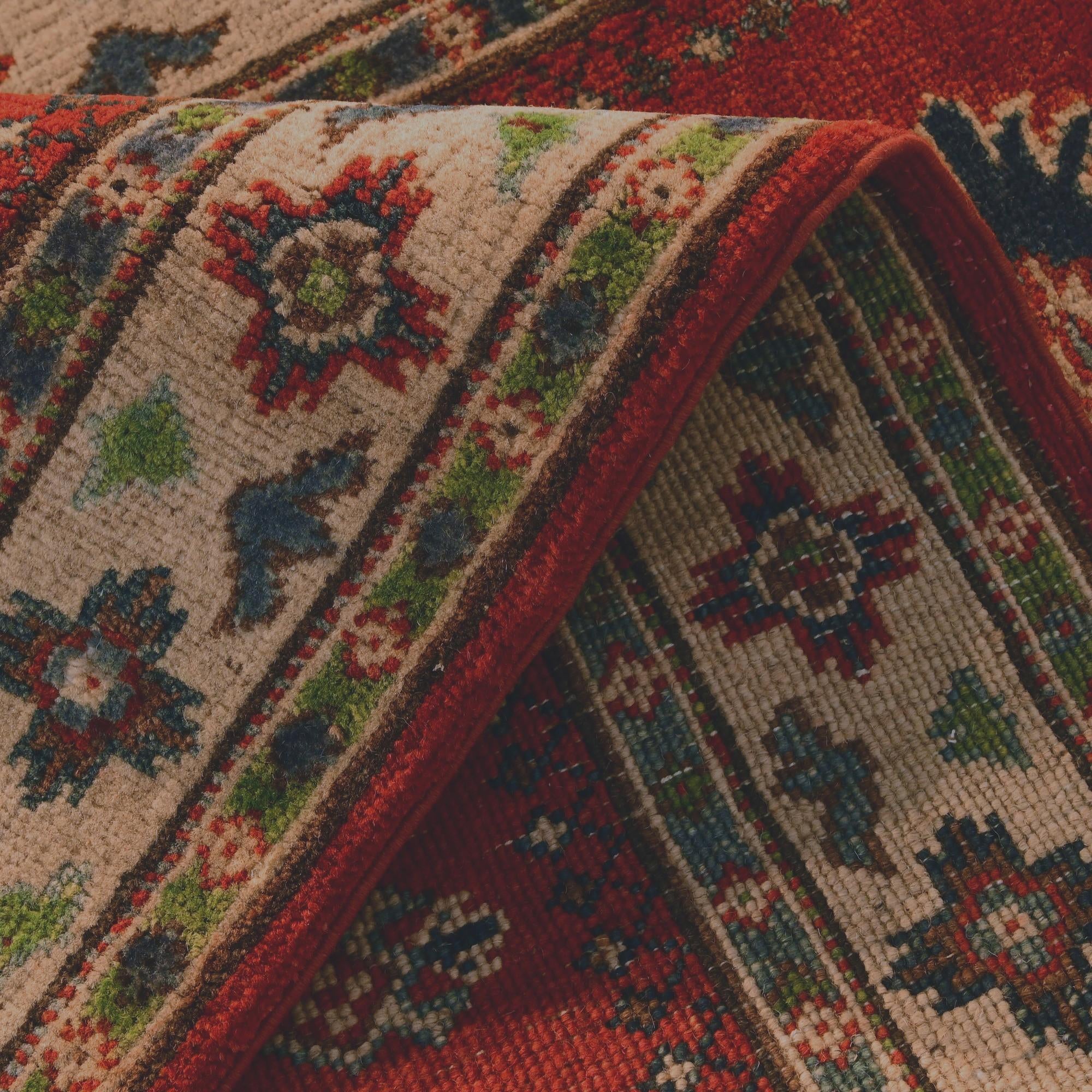 2' 9 x 9' 9 Hand Knotted Kazak Runner Rug