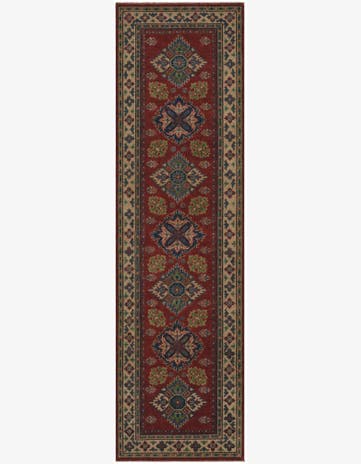 2' 9 x 9' 9 Hand Knotted Kazak Runner Rug