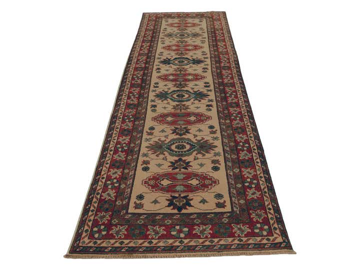 2' 7 x 9' 10 Hand Knotted Kazak Runner Rug