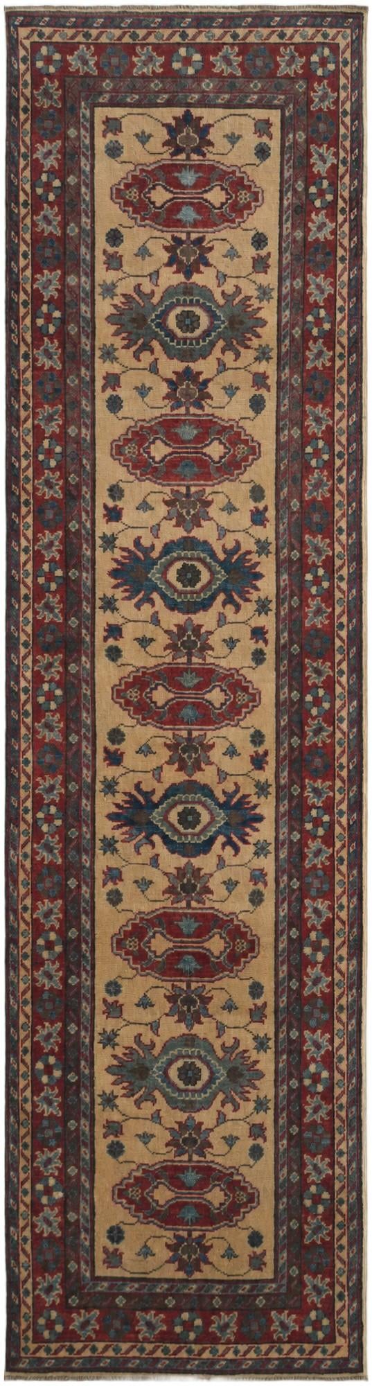 2' 7 x 9' 10 Hand Knotted Kazak Runner Rug