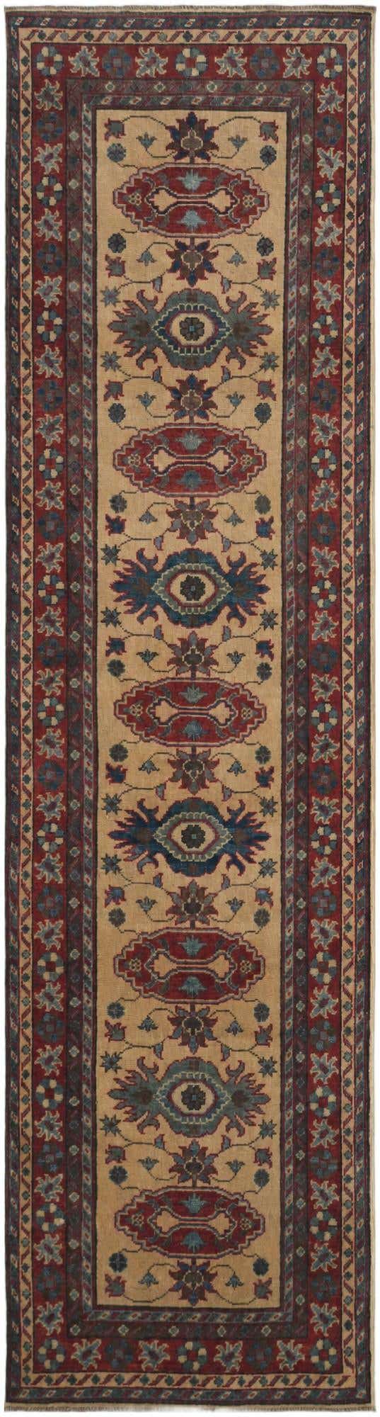 2' 7 x 9' 10 Hand Knotted Kazak Runner Rug