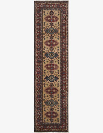 2' 7 x 9' 10 Hand Knotted Kazak Runner Rug