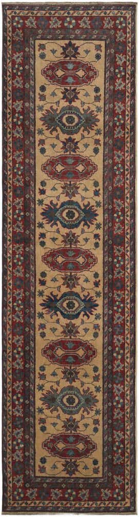 2' 7 x 9' 10 Hand Knotted Kazak Runner Rug