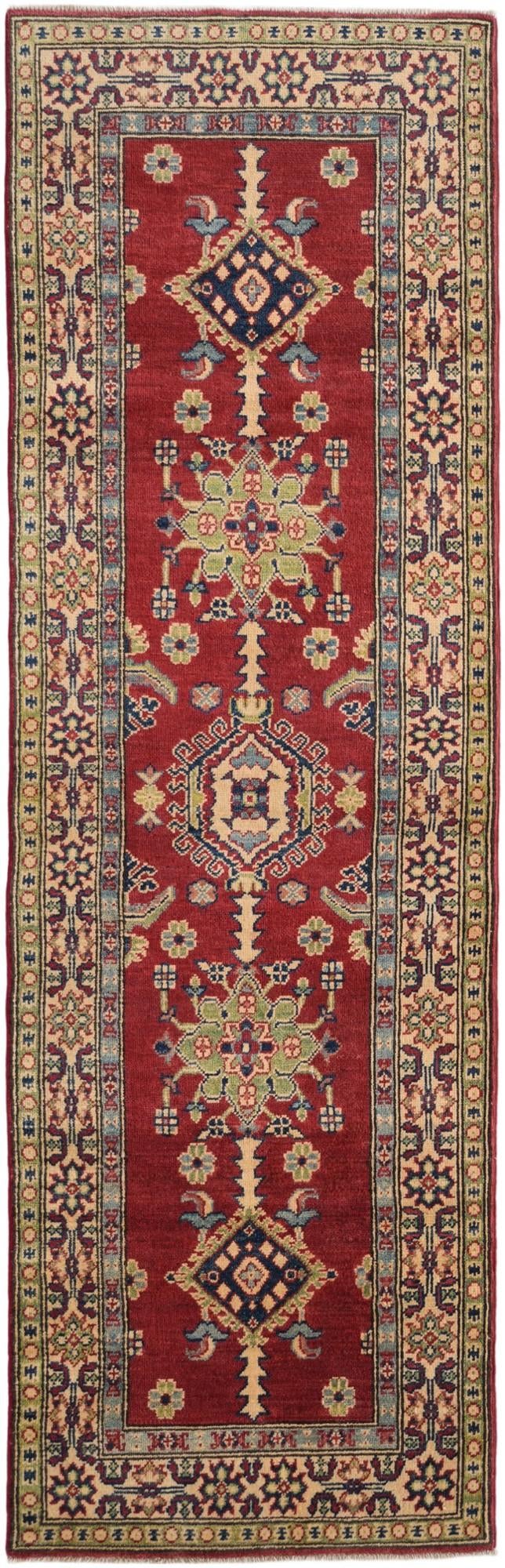 2' 9 x 8' 6 Hand Knotted Kazak Runner Rug
