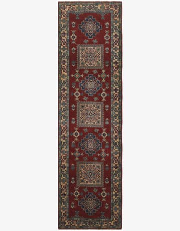 2' 8 x 9' 8 Hand Knotted Kazak Runner Rug