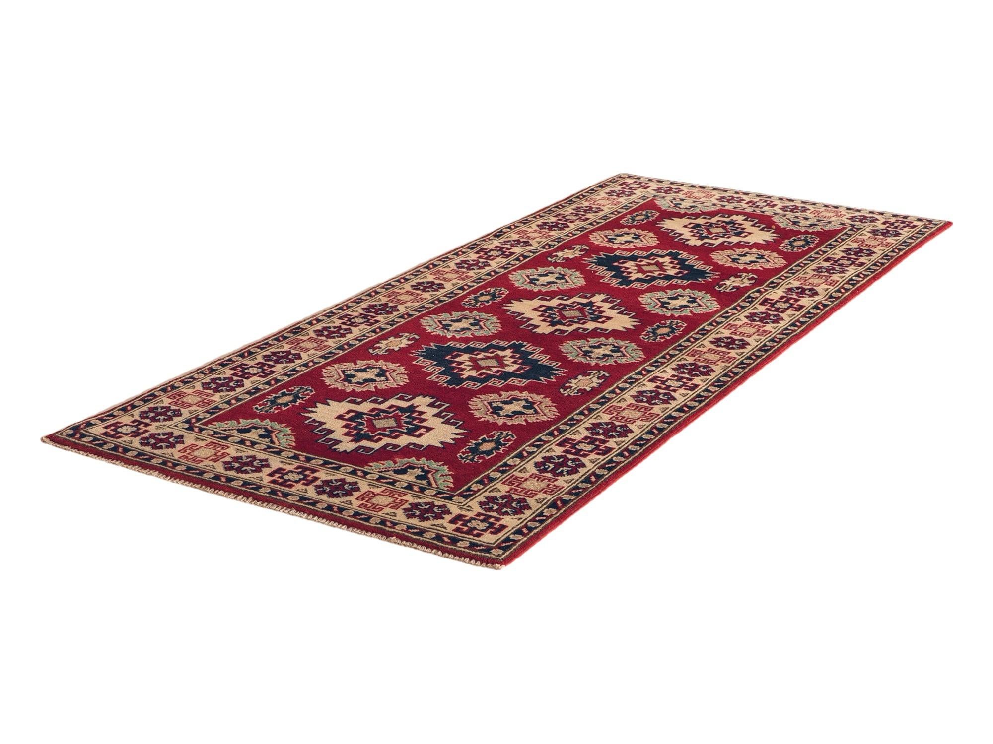 85cm x 200cm Hand Knotted Kazak Runner Rug