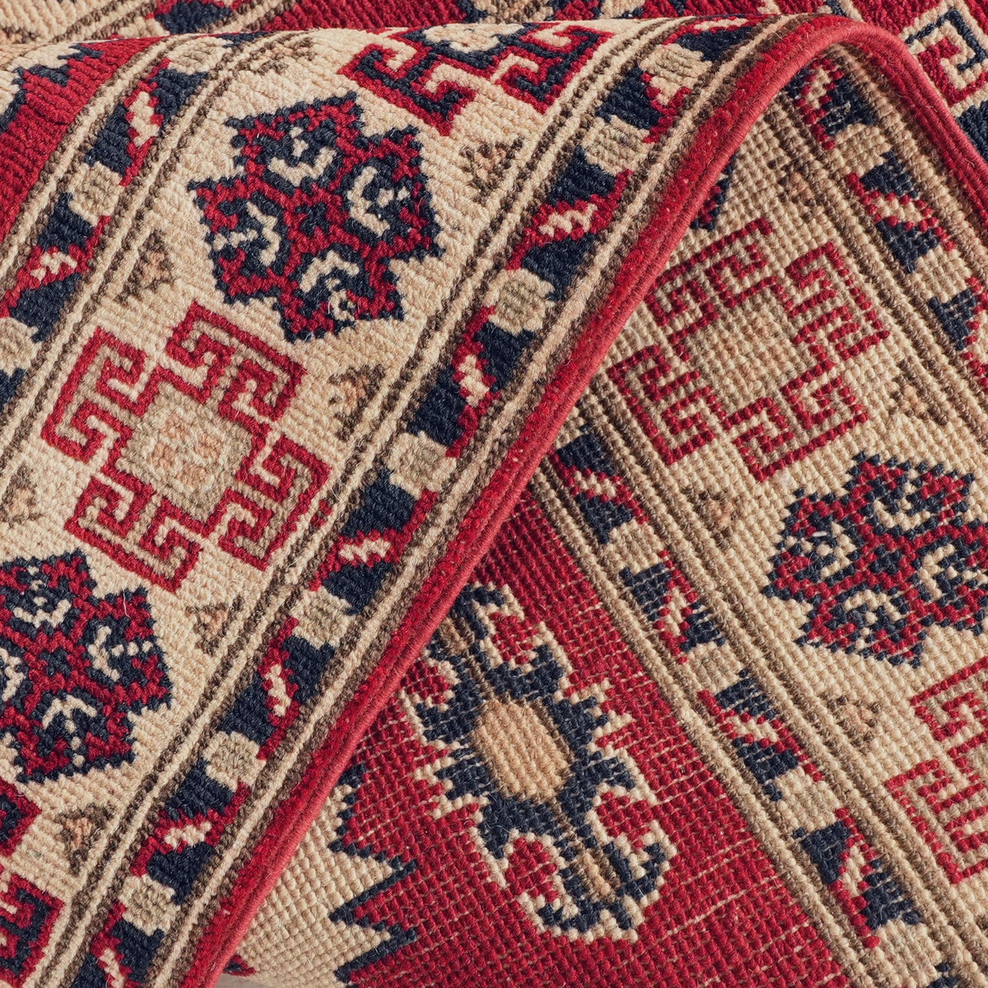 85cm x 200cm Hand Knotted Kazak Runner Rug