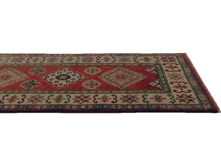 2' 4 x 9' 11 Hand Knotted Kazak Runner Rug