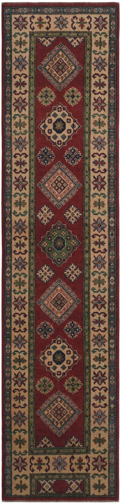 2' 4 x 9' 11 Hand Knotted Kazak Runner Rug