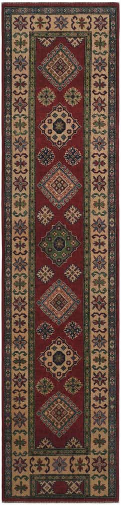 2' 4 x 9' 11 Hand Knotted Kazak Runner Rug