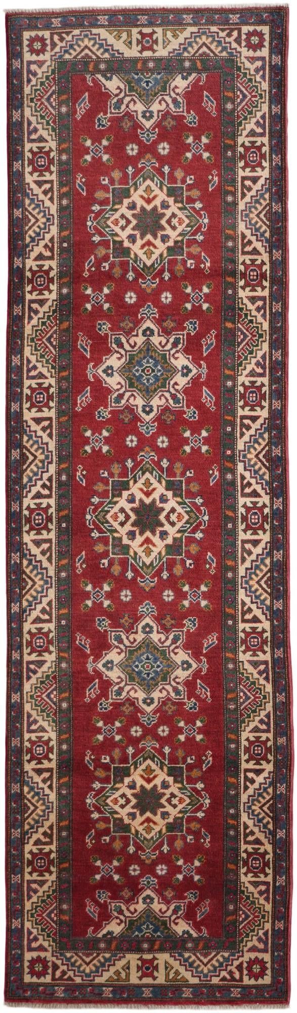 2' 10 x 9' 10 Hand Knotted Kazak Runner Rug