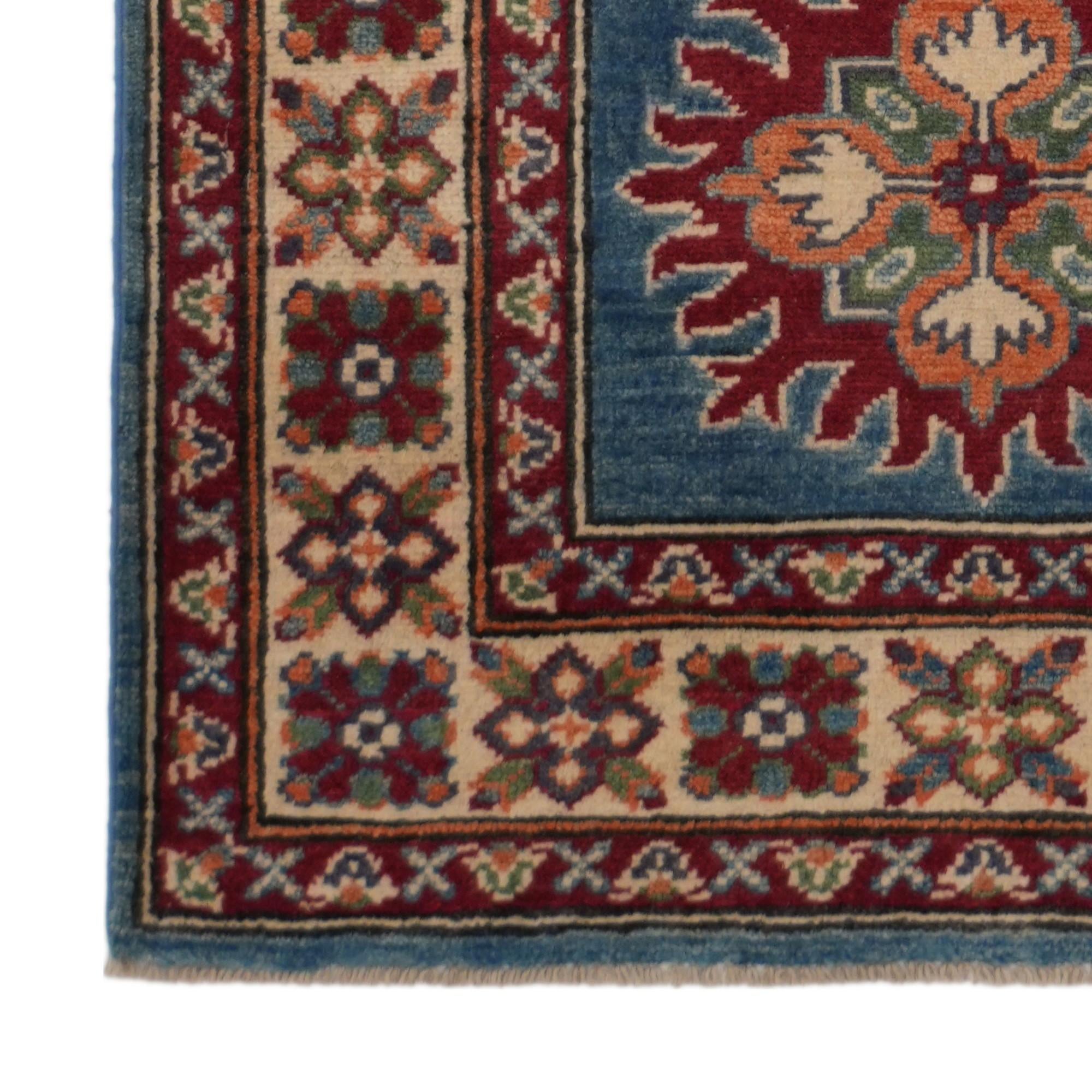 2' 9 x 9' 5 Hand Knotted Kazak Runner Rug